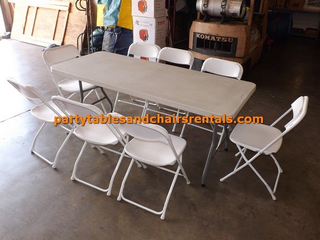 Plastic Folding Party Tables and Chairs